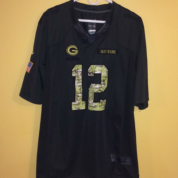 aaron rodgers salute to service jersey